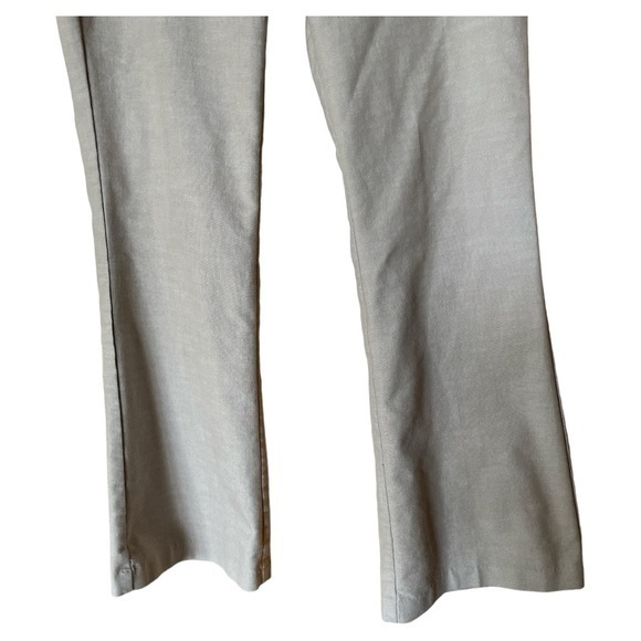 Maurices Womens Tan Dress Pants Trousers Flat Front Stretch Flare Leg Size 9/10 - Picture 3 of 10